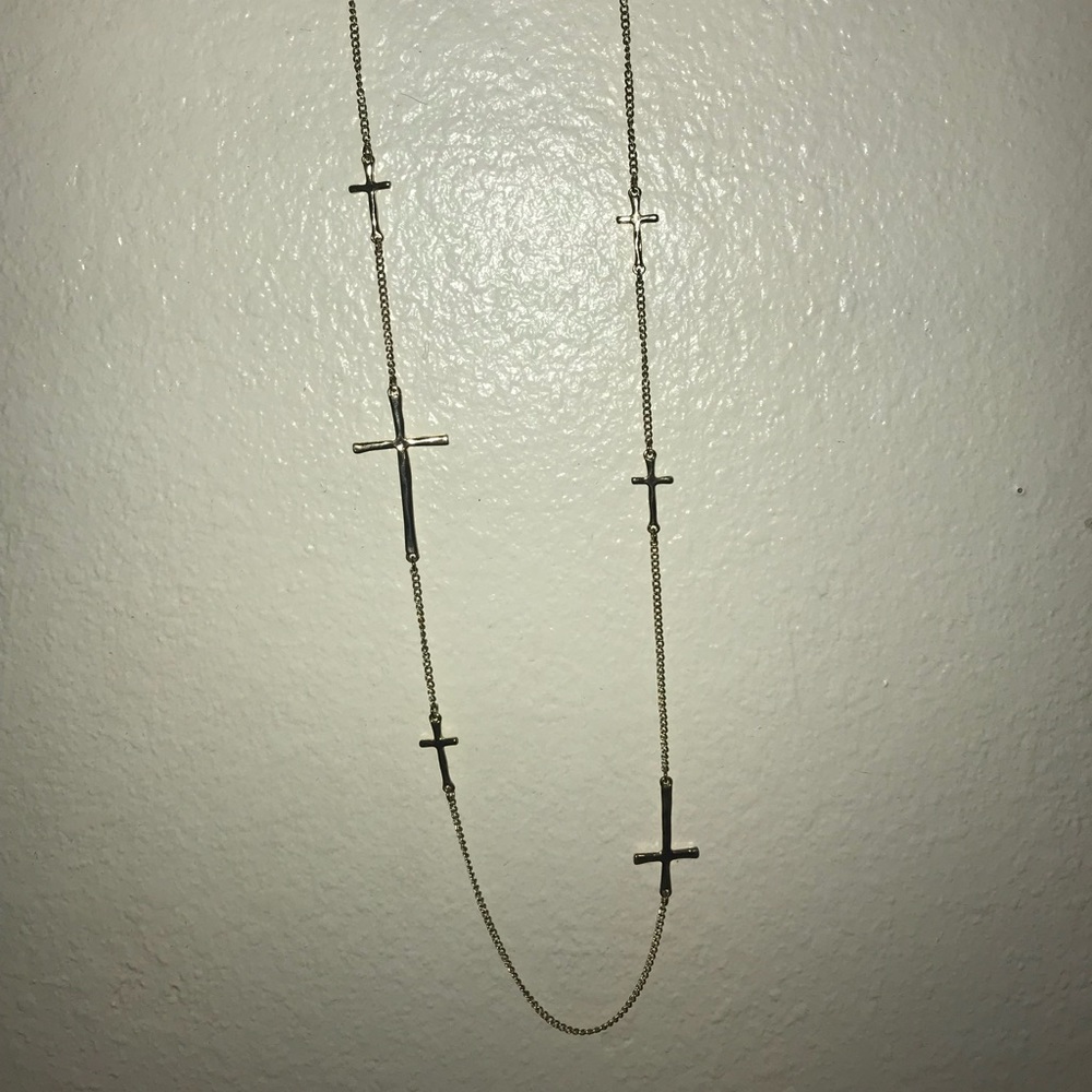 🌷Free with bundle🌷Long Cross Necklace